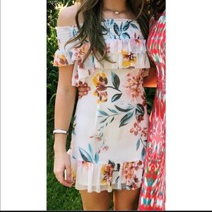 Tularosa Lanzo dress Dahlia floral size XS